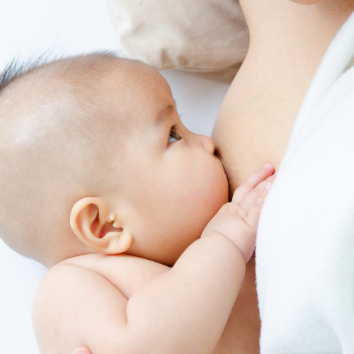 Baby breastfeeding