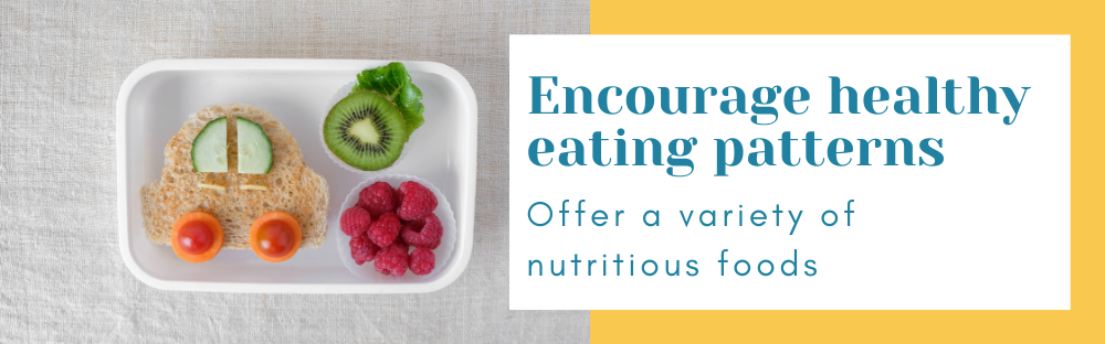 How does variety encourage a healthy eating pattern?