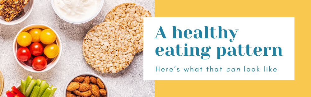 A healthy eating pattern: Here's what that can look like