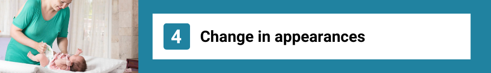 Change in appearances