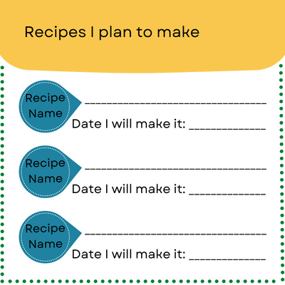 Recipe Example Using First Then Find recipes that use the local produce I buy.