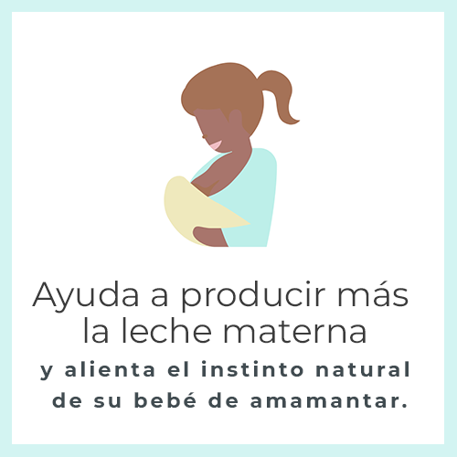 Ayuda a producir más leche materna y alienta el instinto natural de su bebé a amamantar.