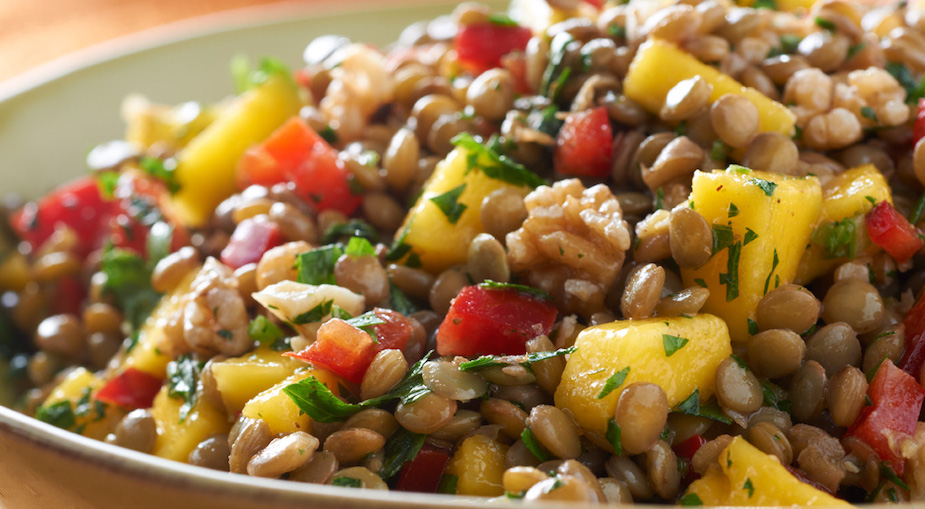 Lentil Mango Salad
